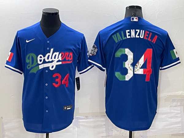 Los Angeles Dodgers #34 Toro Valenzuela Royal Mexico Cool Base Stitched Baseball Jersey,We sell and wholesale Los Angeles Dodgers #34 Toro Valenzuela Royal Mexico Cool Base Stitched Baseball Jersey on line form chian!